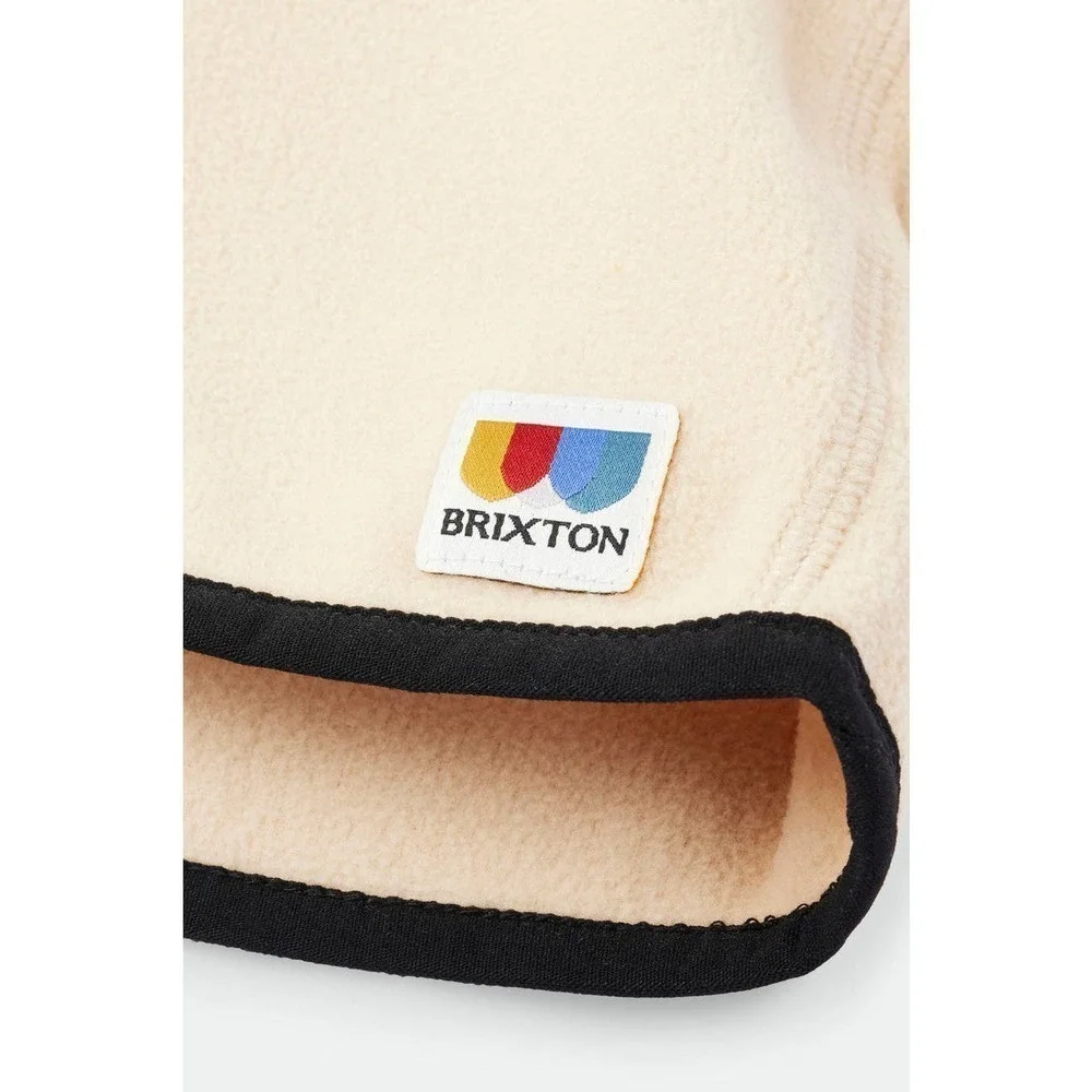 Brixton Men's Cream Arctic Fleece Gaiter Face Mask Winter One Size